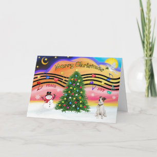 Cartes Pour Fêtes Annuelles Musique de Noël 2 - Jack Russell Terrier