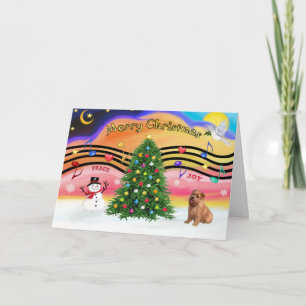 Cartes Pour Fêtes Annuelles Musique de Noël 2 - Norfolk Terrier