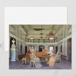 Cartes Pour Fêtes Annuelles Musique Figée