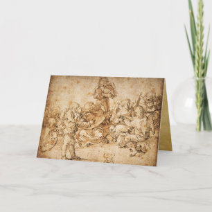 Cartes Pour Fêtes Annuelles Musique Making Angels par Albrecht Durer