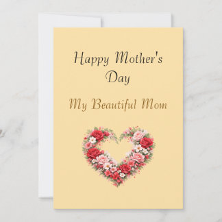 Cartes Pour Fêtes Annuelles My Beautiful Mom Mother’s Day Card