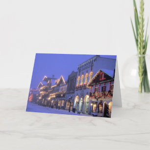 Cartes Pour Fêtes Annuelles Na, Etats-Unis, Washington, Leavenworth. Rue