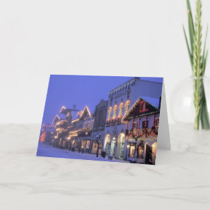 Cartes Pour Fêtes Annuelles Na, Etats-Unis, Washington, Leavenworth. Rue