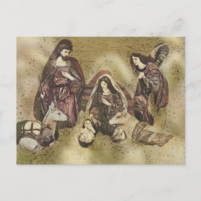 Cartes Pour Fêtes Annuelles nacimiento (Devant)
