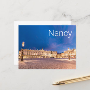 Cartes Pour Fêtes Annuelles Nancy Place Stanislas Grand Est France Sunset
