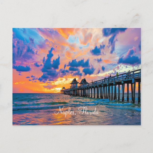 Cartes Pour Fêtes Annuelles Naples, Florida scenic Postcard (Devant)