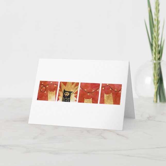 Cartes Pour Fêtes Annuelles N'apprend jamais (Devant)