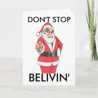 CARTES POUR FÊTES ANNUELLES N'ARRÊTEZ PAS, BELIVIN