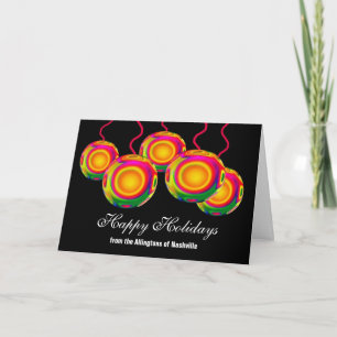 Cartes Pour Fêtes Annuelles NASHVILLE ou N'IMPORTE QUELLE VILLE Joyeuses fêtes