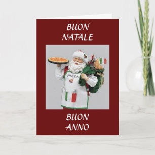 CARTES POUR FÊTES ANNUELLES NATALE DE BUON / BUON ANNO ITALIAN PÈRE NOËL