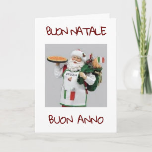 CARTES POUR FÊTES ANNUELLES NATALE DE BUON / BUON ANNO ITALIAN PÈRE NOËL