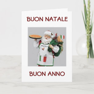 CARTES POUR FÊTES ANNUELLES NATALE DE BUON / BUON ANNO ITALIAN PÈRE NOËL