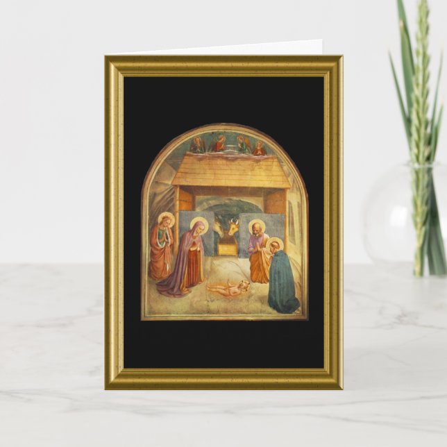 Cartes Pour Fêtes Annuelles Natale de Buon - grêle Mary en italien (Devant)