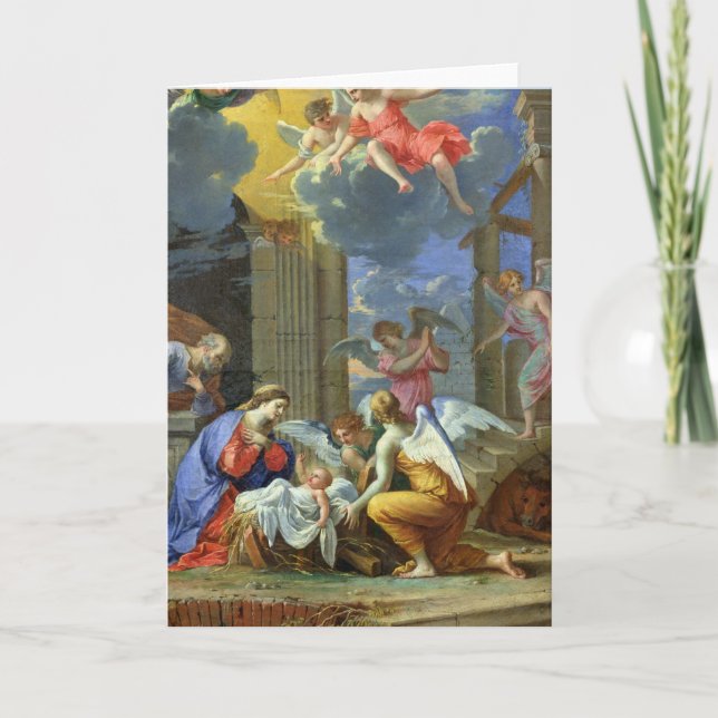 Cartes Pour Fêtes Annuelles Nativité, 1667 (Devant)