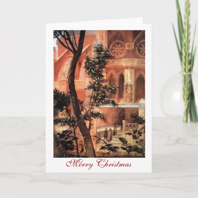 CARTES POUR FÊTES ANNUELLES NATIVITÉ AVEC DES LILLES BLANCHES - MAGIE DE NOËL (Devant)