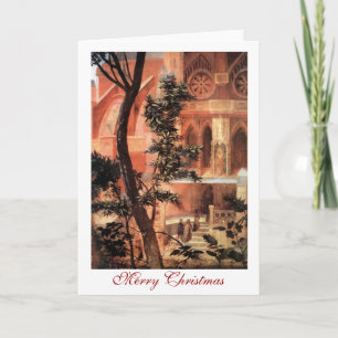 CARTES POUR FÊTES ANNUELLES NATIVITÉ AVEC DES LILLES BLANCHES - MAGIE DE NOËL