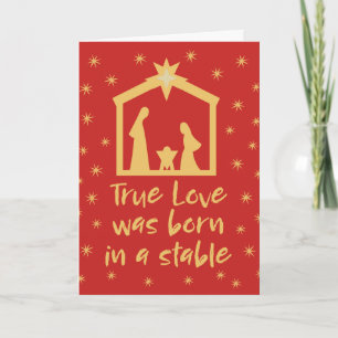Cartes Pour Fêtes Annuelles Nativité chrétienne Jésus de Noël religieux