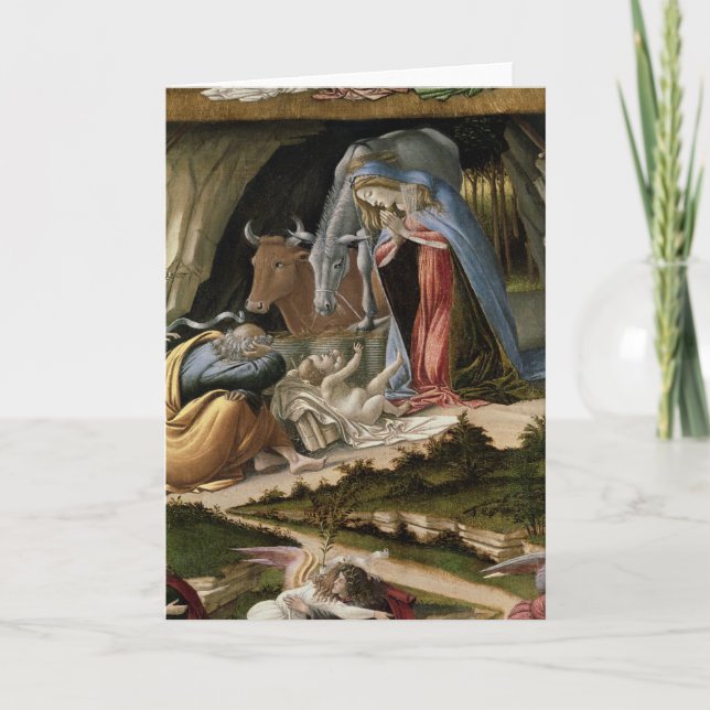 Cartes Pour Fêtes Annuelles Nativité mystique, 1500 (Devant)
