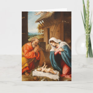 Cartes Pour Fêtes Annuelles Nativité par Lorenzo Lotto