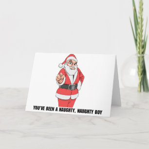 Cartes Pour Fêtes Annuelles Naughty Naughty Boy