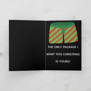 Cartes Pour Fêtes Annuelles Naughty Noël, Funny Gay Noël