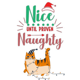 Cartes Pour Fêtes Annuelles Naughty ou Nice