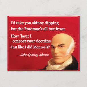 Cartes Pour Fêtes Annuelles Naughty Presidential Valentine: Monroe Doctrine