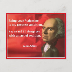 Cartes Pour Fêtes Annuelles Naughty Presidential Valentine: Sedition