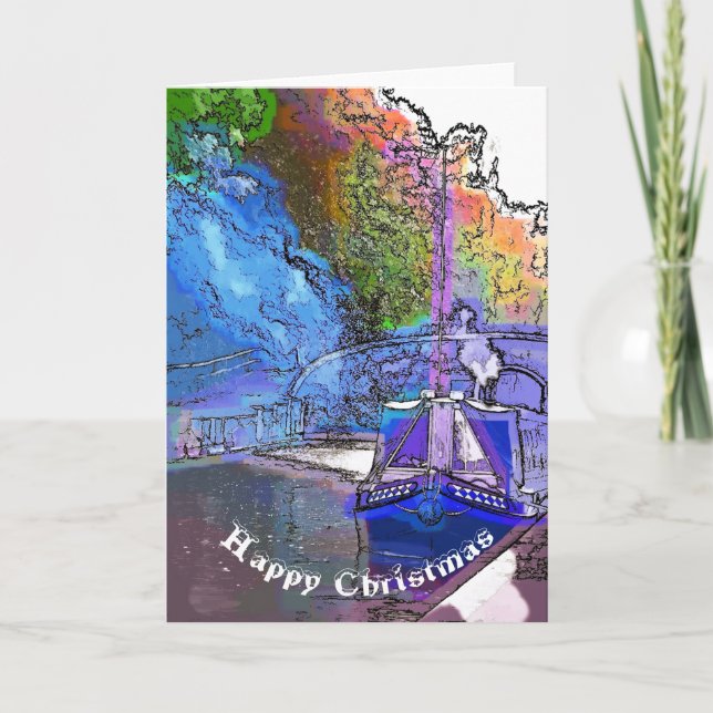 CARTES POUR FÊTES ANNUELLES NAVIRES (Devant)