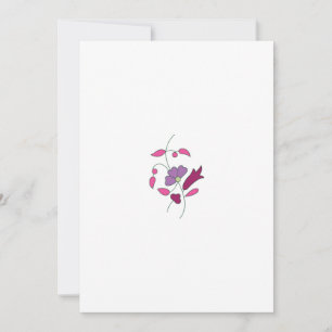 Cartes Pour Fêtes Annuelles Ndrrmc Style, Violet Douce, Jazzberry Jam