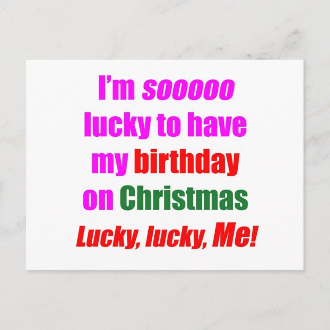 Cartes Pour Fêtes Annuelles Né à Noël (Devant)