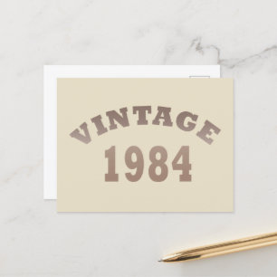 Cartes Pour Fêtes Annuelles Né en 1984 millésime anniversaire