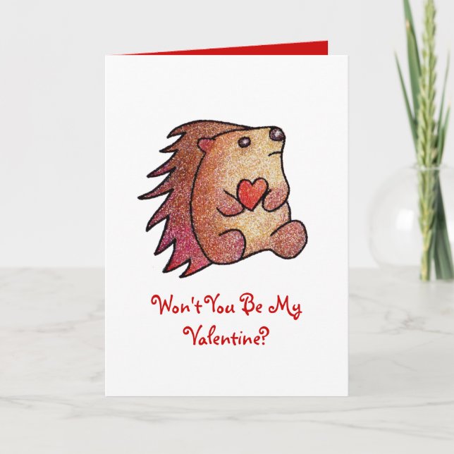 Cartes Pour Fêtes Annuelles Ne serez-vous pas mon Valentine ? (Devant)