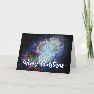 Cartes Pour Fêtes Annuelles Nébuleuse du Crabe Joyeux Noël