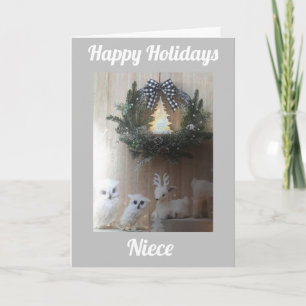 CARTES POUR FÊTES ANNUELLES **NEICE** JOYEUX JOURS DE VACANCES POUR VOUS