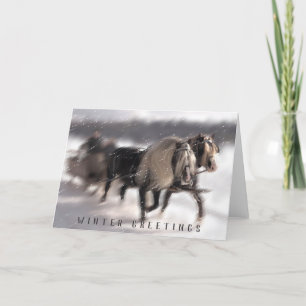 Cartes Pour Fêtes Annuelles Neige