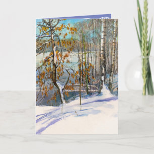 Cartes Pour Fêtes Annuelles Neige