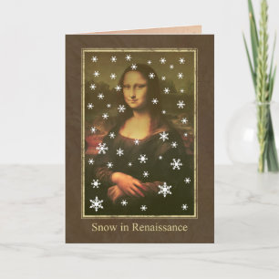 Cartes Pour Fêtes Annuelles Neige dans la Renaissance