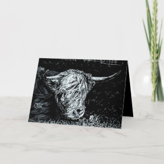 Cartes Pour Fêtes Annuelles Neige de Highland