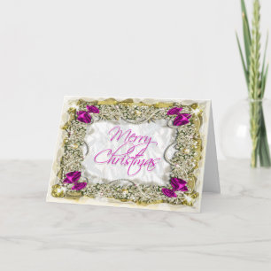 Cartes Pour Fêtes Annuelles Neige élégante d'hiver de Noël