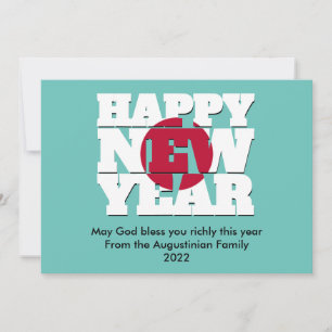 Cartes Pour Fêtes Annuelles Nengajo Japon Christian HAPPY NEW YEAR