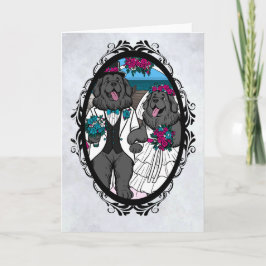 Cartes Pour Fêtes Annuelles Newfy Love (Saint-Valentin, Mariage, Anniversaire)