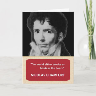 Cartes Pour Fêtes Annuelles Nicolas Chamfort Anti-Valentine's Day Card
