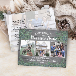 Cartes Pour Fêtes Annuelles N'Importe Quel Texte 4 Photo Nouvelle Maison Agrit