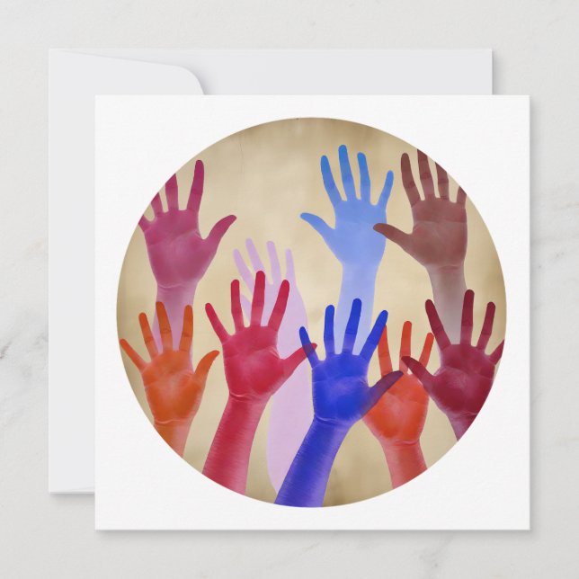 Cartes Pour Fêtes Annuelles No 02, Mouvement et unité (Devant)