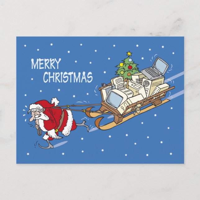 Cartes Pour Fêtes Annuelles No. 08 du père noël (Devant)