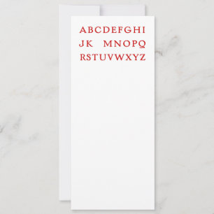 Cartes Pour Fêtes Annuelles No L "Joke" Alphabet (Noel)