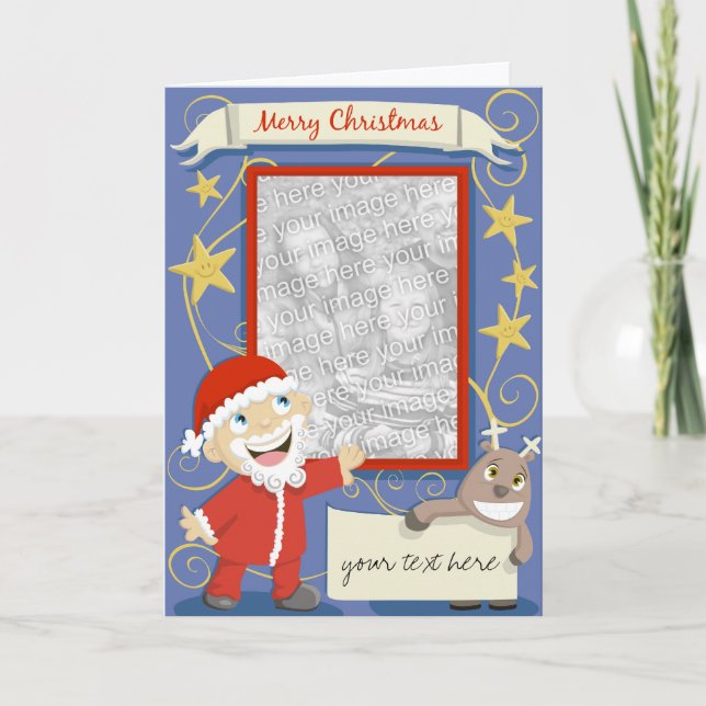 Cartes Pour Fêtes Annuelles Noel (Devant)