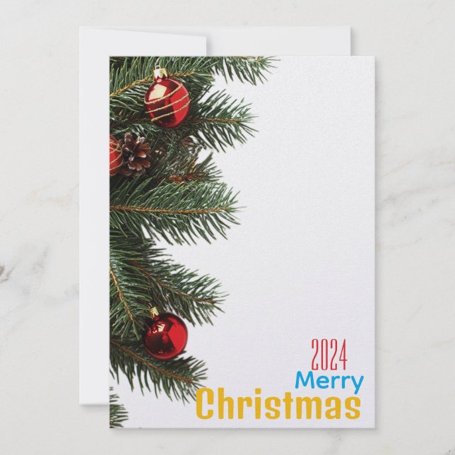 Cartes Pour Fêtes Annuelles Noël (Devant)