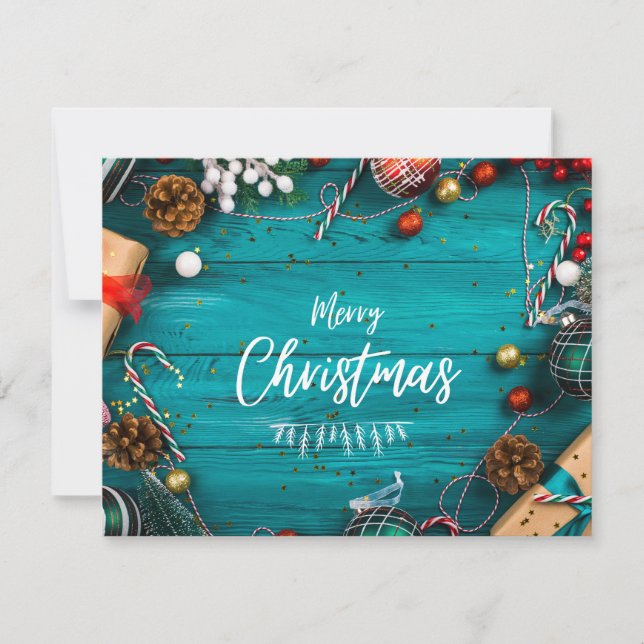Cartes Pour Fêtes Annuelles Noël 1 (Devant)